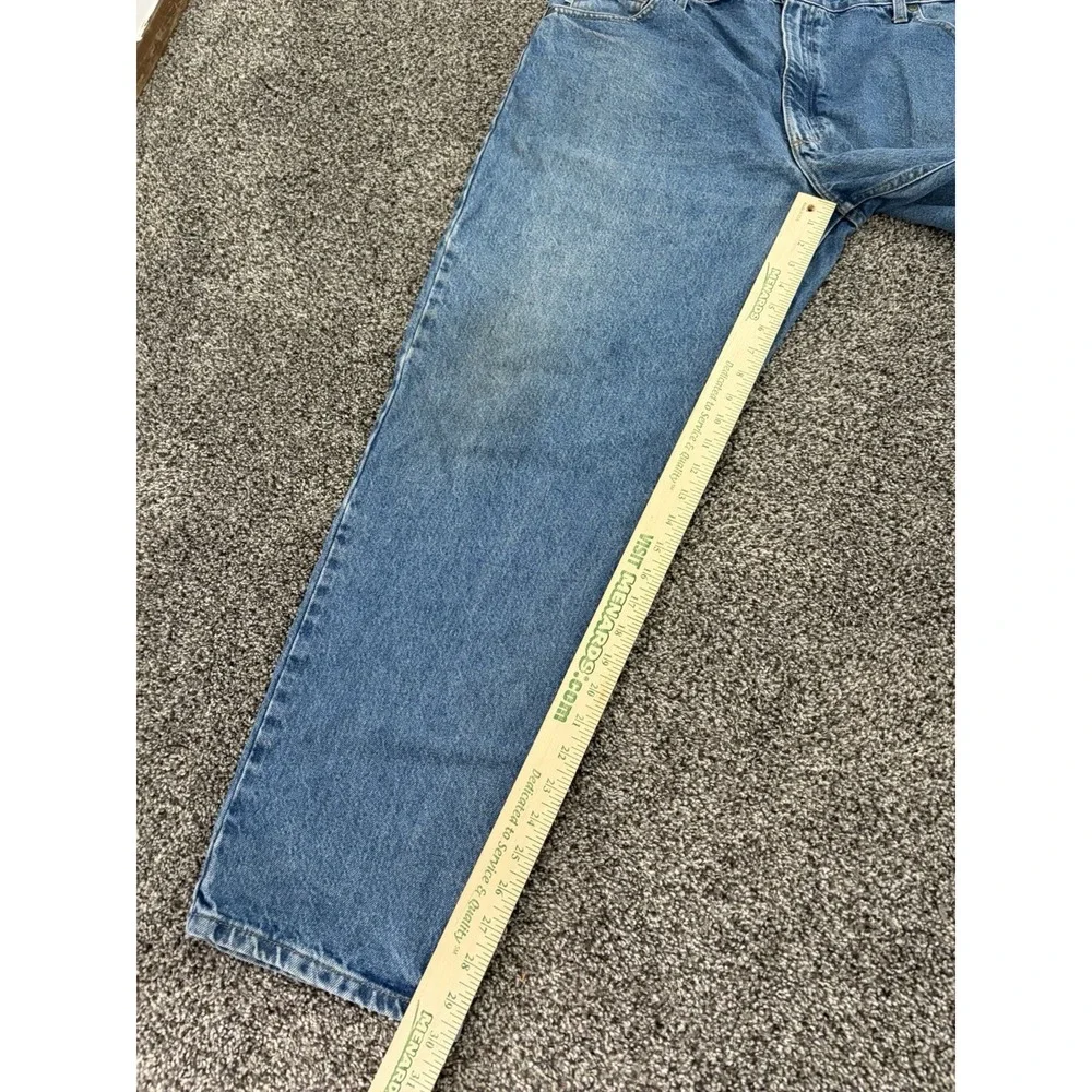 Carhartt Relaxed Fit B17 Jeans Men 42x30 Vintage Denim Farmer Work Grunge
